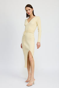 Merril Ribbed Midi Dress