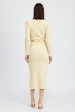 Load image into Gallery viewer, Merril Ribbed Midi Dress