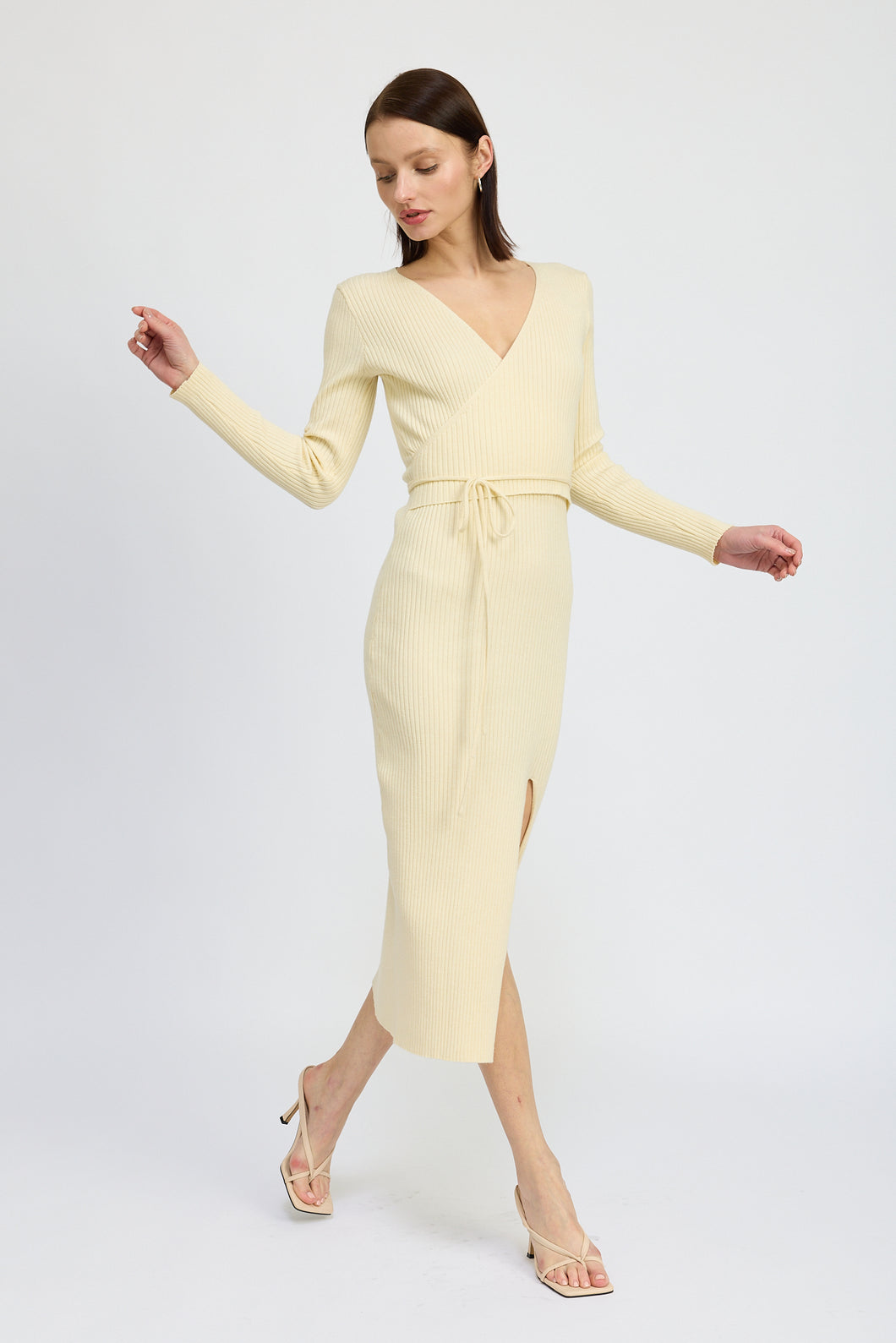 Merril Ribbed Midi Dress