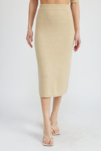 Load image into Gallery viewer, Merrill Ribbed Midi Skirt