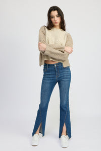 Greer Cable Knit Sweater