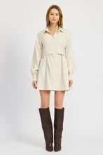 Load image into Gallery viewer, Addison Mini Shirt Dress