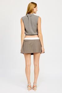 Mirabella Pleated Skort