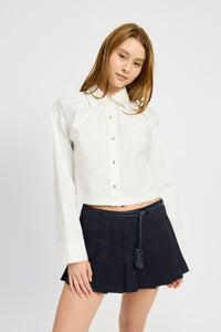 Kindra Poplin Top