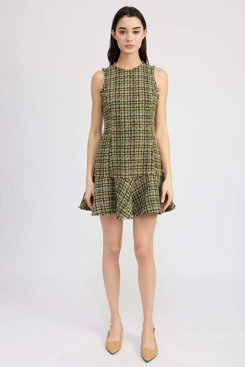 Jaime Tweed Mini Dress
