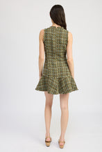 Load image into Gallery viewer, Jaime Tweed Mini Dress