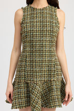 Load image into Gallery viewer, Jaime Tweed Mini Dress