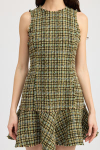 Jaime Tweed Mini Dress