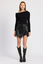 Load image into Gallery viewer, Jett Leather Mini Skort